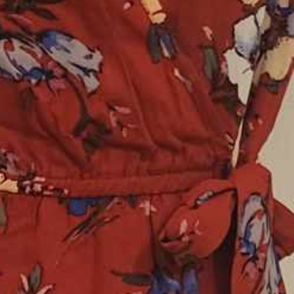 Floral Red and Gorgeous Maxi Dress - Picture 3 of 4